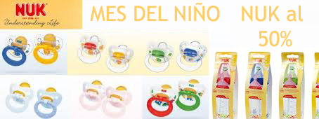 SUPER PROMOCION NUK AL 50%